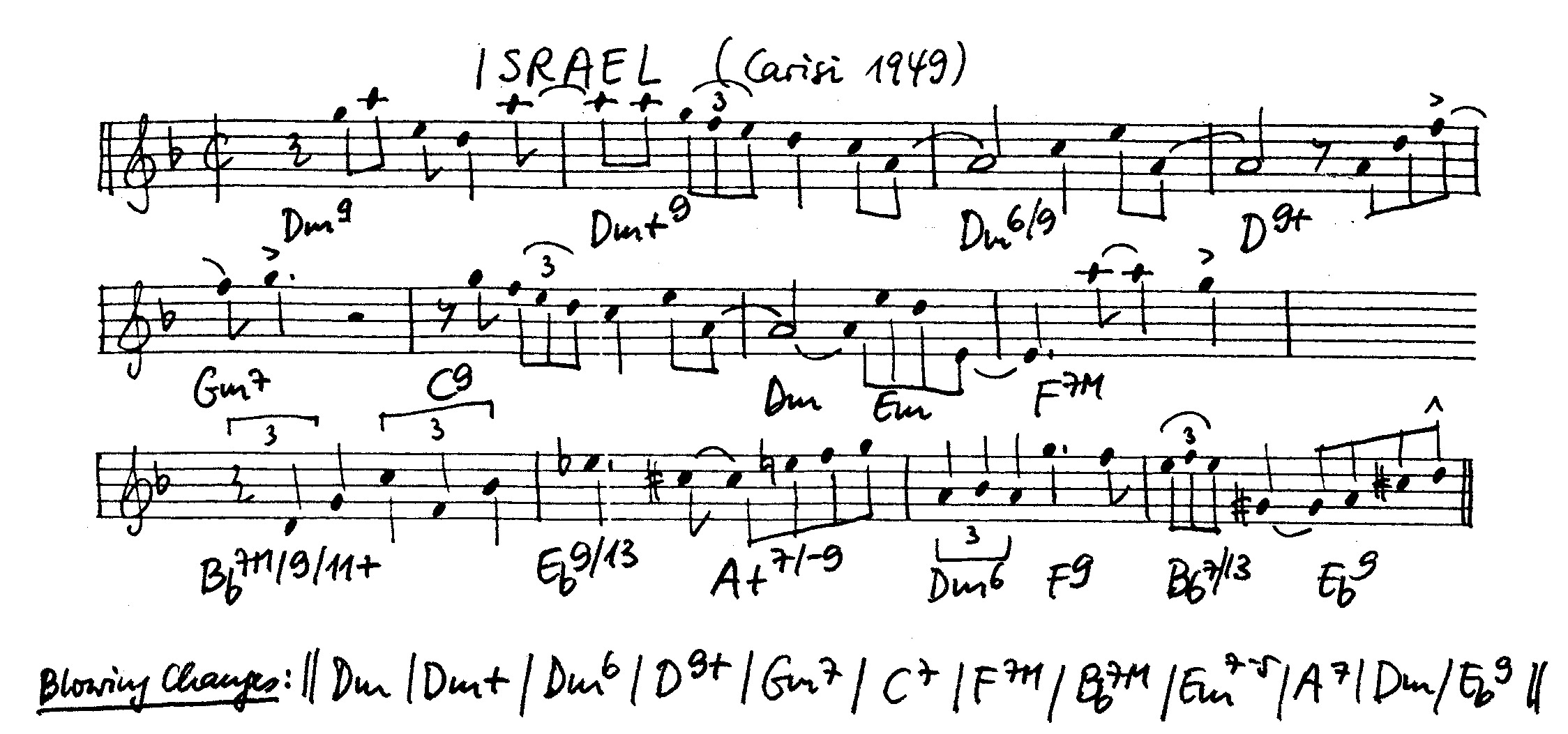 israel leadsheet – book us for your next 20s or gatsby event