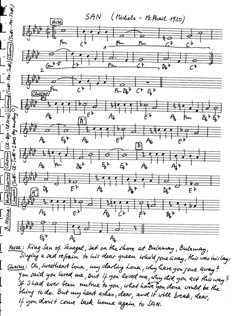 san leadsheet – book us for your next 20s or gatsby event