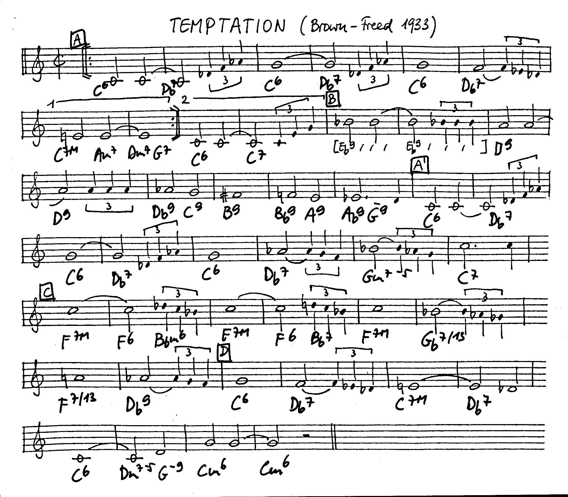 temptation leadsheet – book us for your next 20s or gatsby event